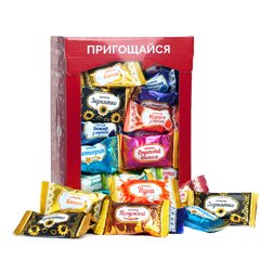 Конфеты Пригощайся Набор конфет Ассорти - 29 Ящик 1.0 кг