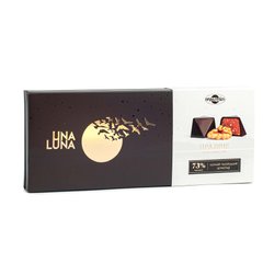 Шоколадні цукерки Una Luna: Праліне - Волоський горіх – 115 г