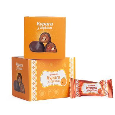Курага з горіхом цукерки в коробці &ndash; 270г