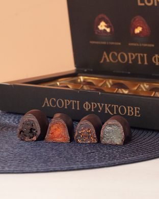 Шоколадные конфеты Una Luna: Ассорти фруктовое &ndash;180 г