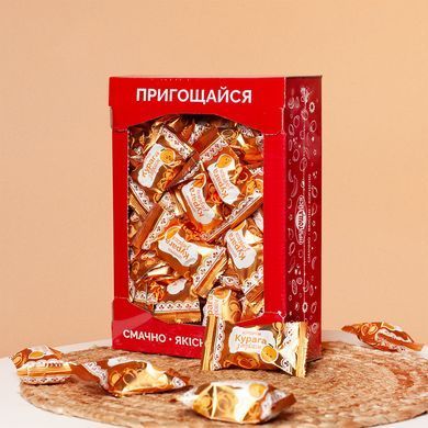 Цукерки "Курага з горiхом" &ndash; Ящик 1.0 кг