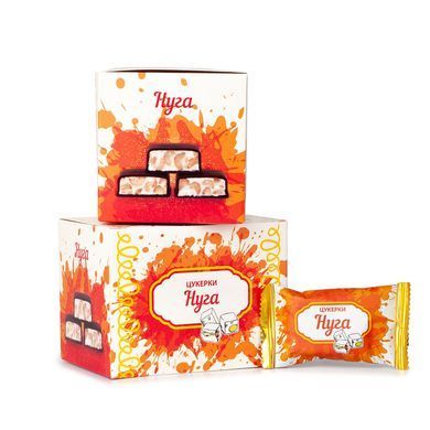 Нуга &ndash; цукерки в коробці 270 г