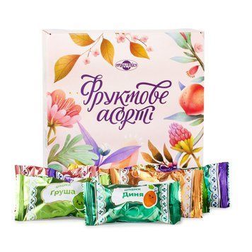 Коробка цукерок "Фруктове асорті"