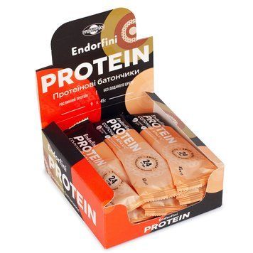 Шоу-бокс протеиновых батончиков Endorfini "Protein-Соленый арахис" &ndash; 9 шт