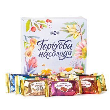 Коробка цукерок "Горіхова насолода"