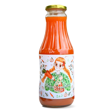 Сок Пригощайся яблочно-морковный с мякотью Бутылка 1 л