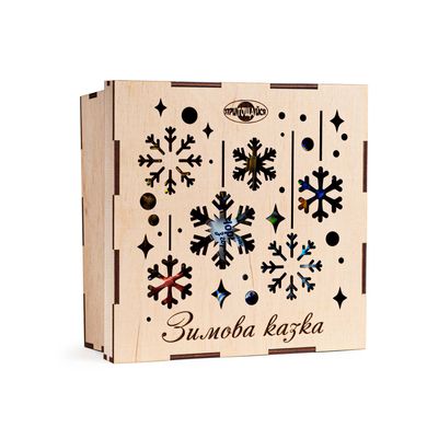 Набір цукерок "Зимова казка" (дерев'яна коробка) – 500 г