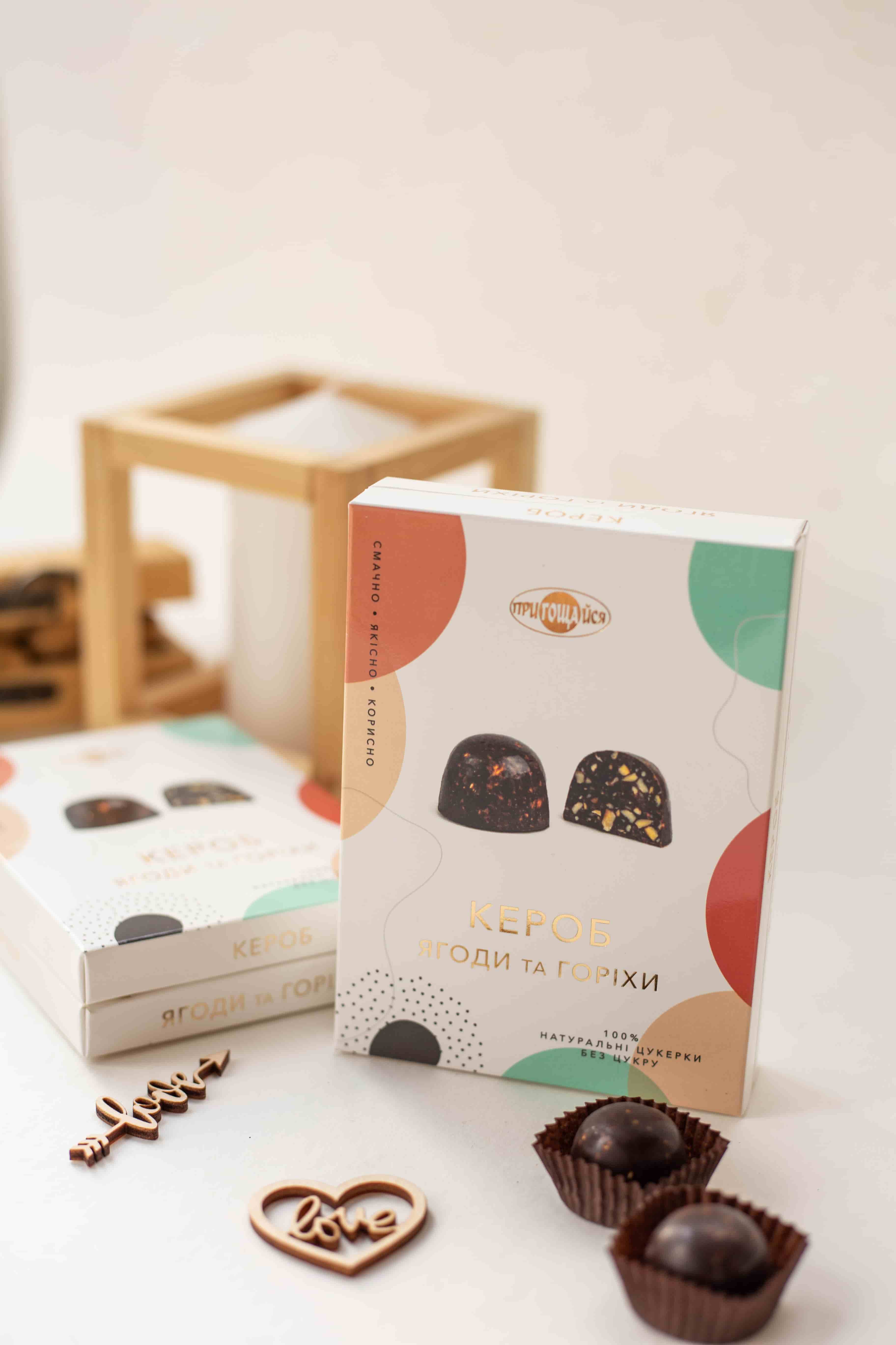 Разработка дизайна упаковки бренда Живые конфеты